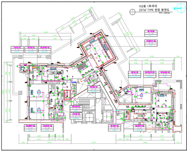 아파트 Unit 200~259Type 시공도 - 이미지 4