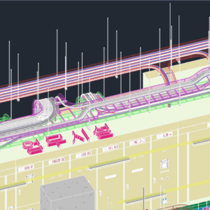 전기실 10,000~15,900kw BIM 3D Cable Installation
