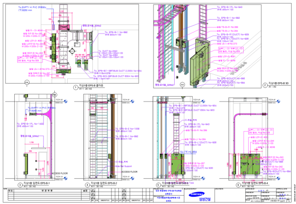 EPS실 Revit BIM 3D 모델링
