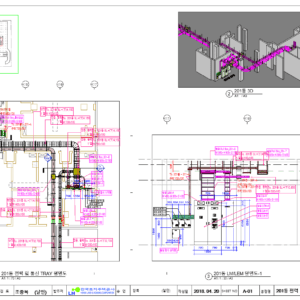 EPS/TPS실 Revit BIM 3D 모델링