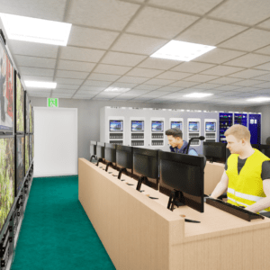 방재실 PC 33~40대 기준 BIM 3D 모델링