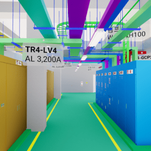 전기실 10,000~15,900kw BIM 3D 모델링