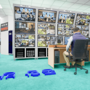 방재실 PC 26~32대 기준 BIM 3D 모델링