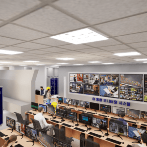 방재실 PC 41~50대 기준 BIM 3D 모델링